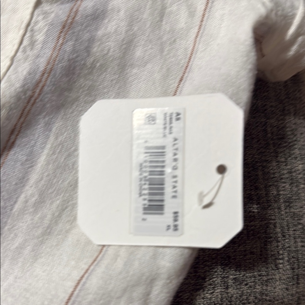 Altar’d States White and Purple Casual Button Down Shirt - Picture 3 of 7
